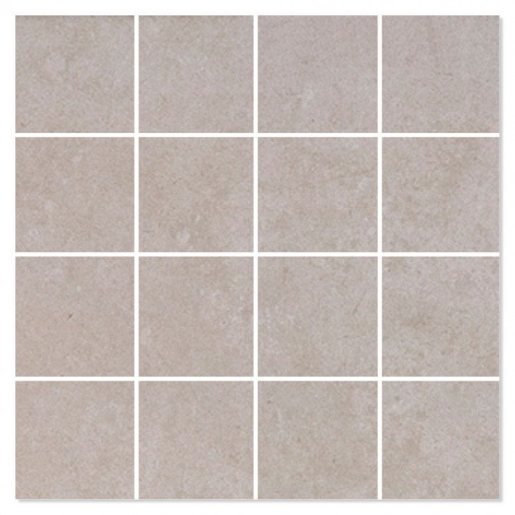 Mosaik Klinker Viceno Beige Mat 30x30 (7x7) cm-0